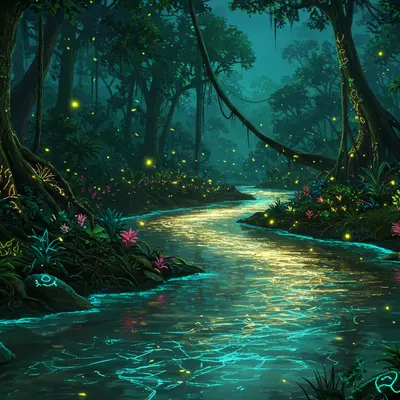 Selva y Rio Fantasia
